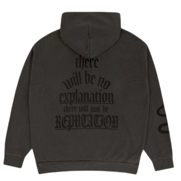 REP TS hoodie āThere Will Be No Explanation There Will Just Be Reputationā M/L - Picture 2 of 9